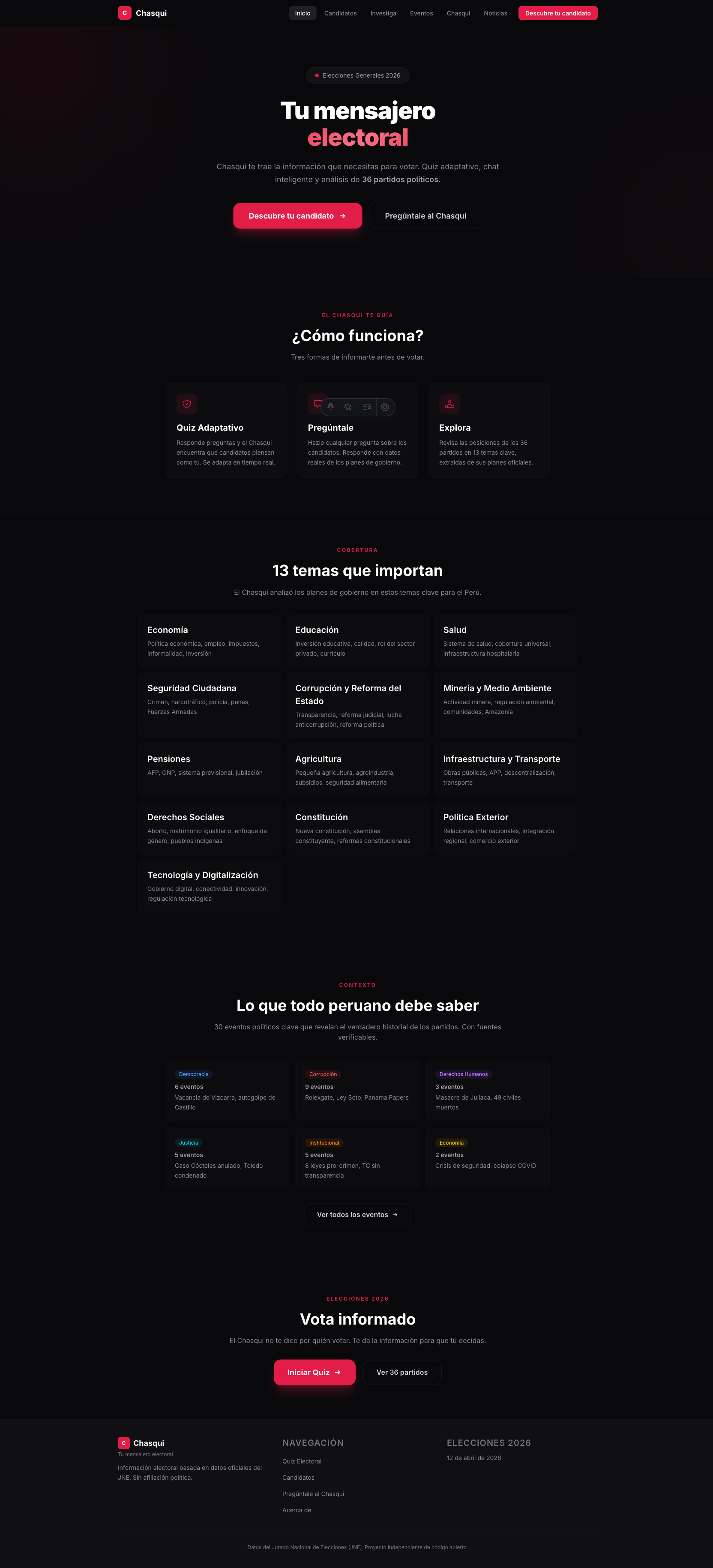 Peru Elecciones 2026
